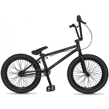 Велосипед BMX Outleap REVOLT 20 чорний з золотим 2019