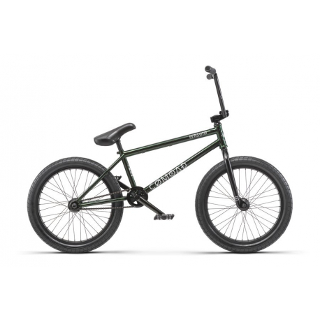 Велосипед BMX Radio COMRAD 21 чорний зелений листковий 2019