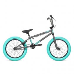 Велосипед BMX STOLEN AGENT 18 2020 18 матовый некрашеный крашеный с темными синими покрышками