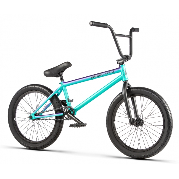 Велосипед BMX Radio Valac 2020 20.75 ментоловый с фиолетовый затухающий