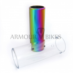Пега Armour bikes Atomic из алюминия 7075-T6 Oil Slick с polycarbonate рукавом