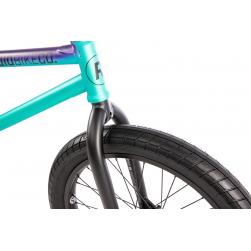 Велосипед BMX Radio Valac 2020 20.75 ментоловый с фиолетовый затухающий