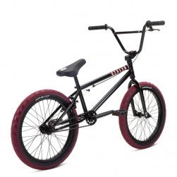 Велосипед BMX Stolen 2023 CASINO 20.25 черный с кровавым красным