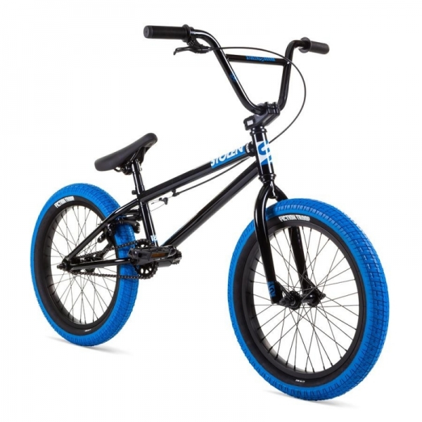 Велосипед BMX Stolen 2021 AGENT 18 черный с синим