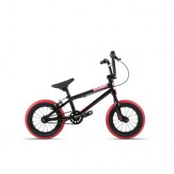 Велосипед BMX Stolen 2021 AGENT 12 чорний з червоним