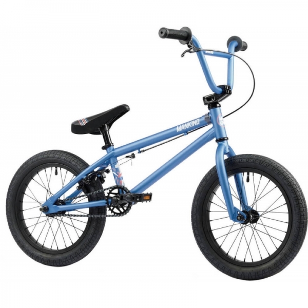 Велосипед BMX Mankind Planet 16 2021 синій матовий