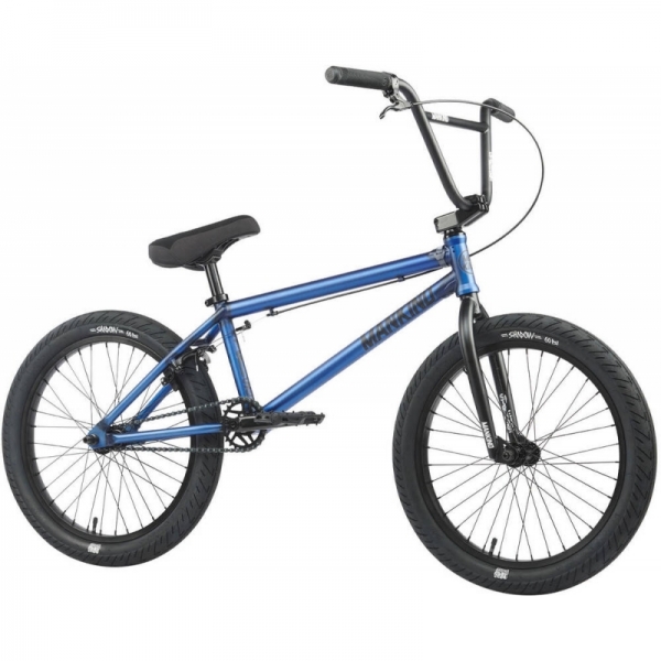 Велосипед BMX Mankind Sureshot 2021 20.5 матовый прозрачный синий