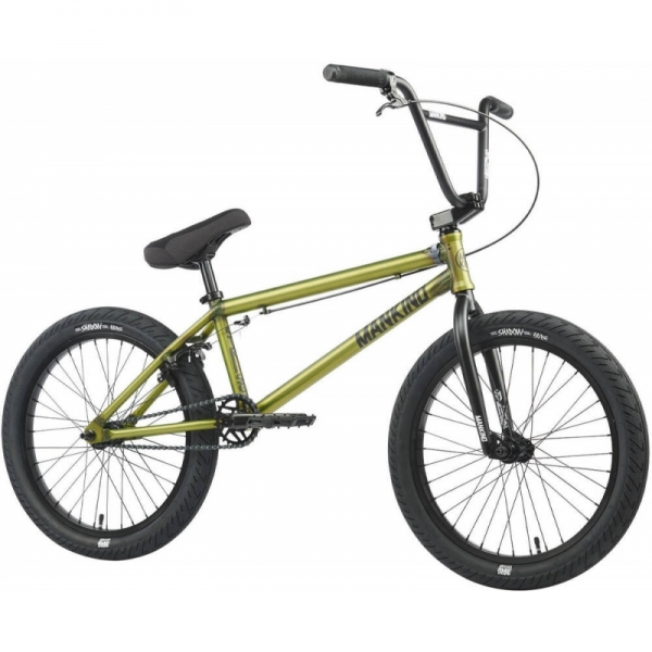 Велосипед BMX Mankind Sureshot 2021 20.5 матовый прозрачный зеленый