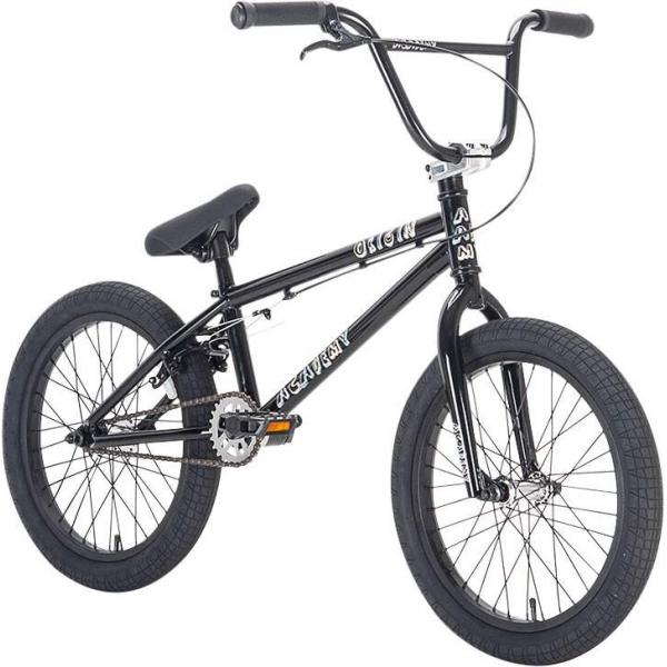 Велосипед BMX Academy Origin 18 2021 черный с полированным