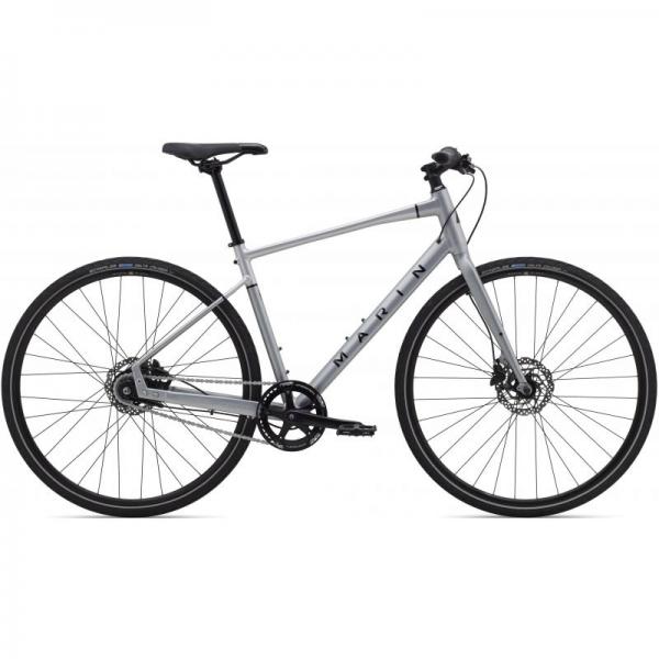 Городской велосипед 28" Marin PRESIDIO 2 рама - M 2021 Satin Charcoal/Silver/Gloss Black
