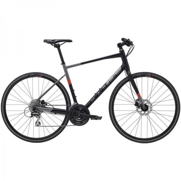 Городской велосипед 28" Marin FAIRFAX 2 рама - S 2021 Black/Charcoal