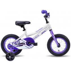 Детский велосипед 12" Apollo NEO girls фиолетовый/белый