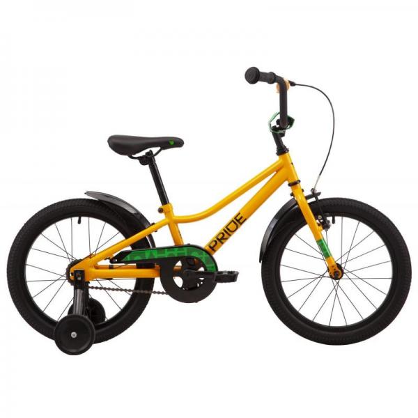 Детский велосипед 18" Pride FLASH 18 2021 оранжевый