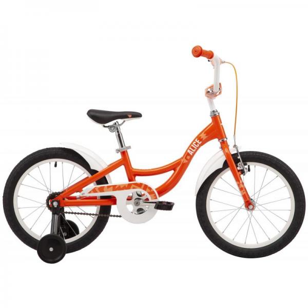 Детский велосипед 18" Pride ALICE 18 2021 оранжевый