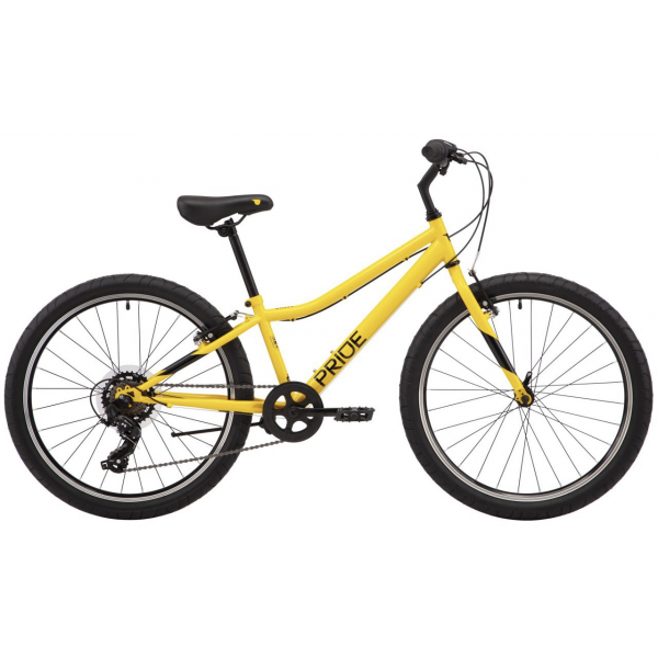 Подростковый велосипед 24" Pride BRAVE 4.1 2021 желтый