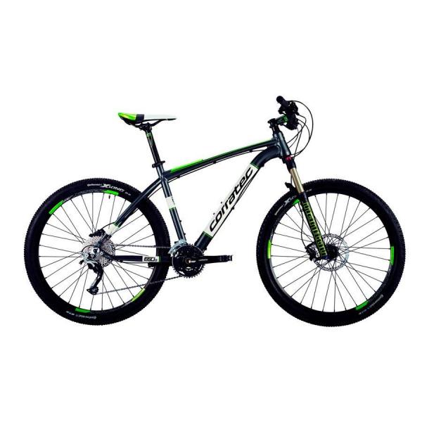 Велосипед Corratec X-VERT S 650B 0.3 49 cm matt gray/white/green