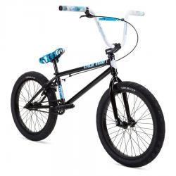Велосипед BMX Stolen 2021 STEREO 20.75 чорний з синім камуфляжем
